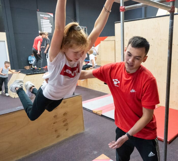 Wat leer je in een freerun les?